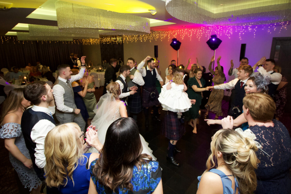 Dancing Wedding Party