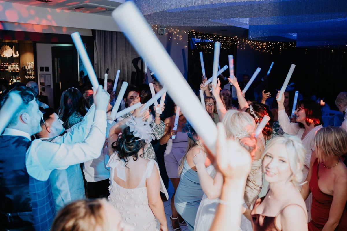 Packed dancefloor at Hetland Hall Hotel with RK DJ.